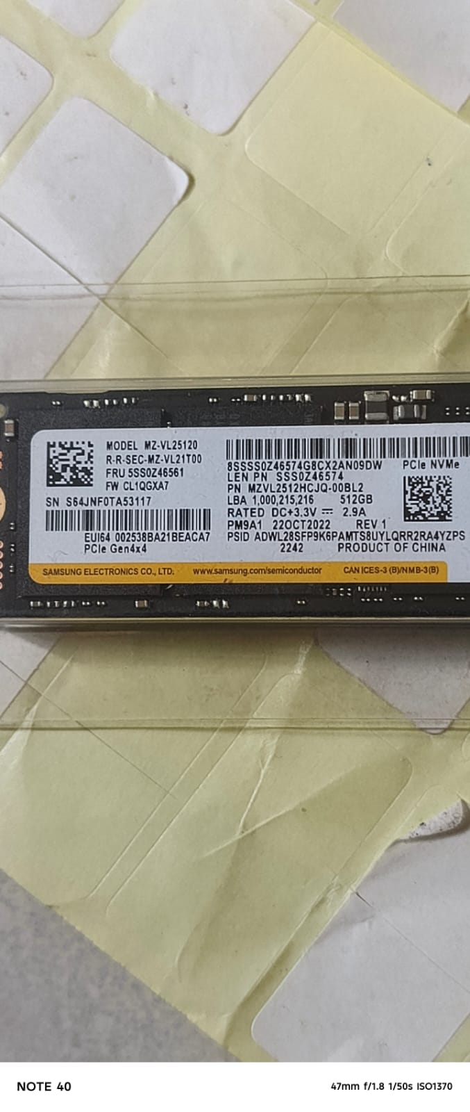 SSD NVMe